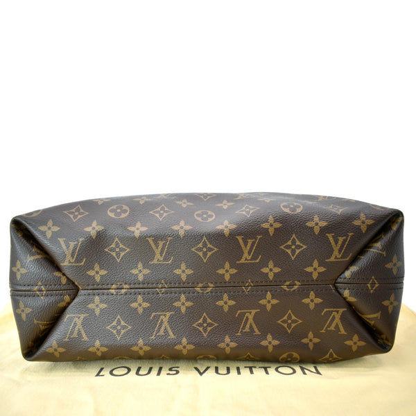 LOUIS VUITTON Sully MM Monogram Canvas Shoulder Bag Brown