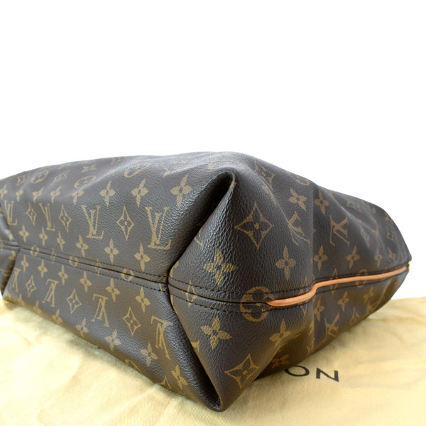 LOUIS VUITTON Sully MM Monogram Canvas Shoulder Bag Brown