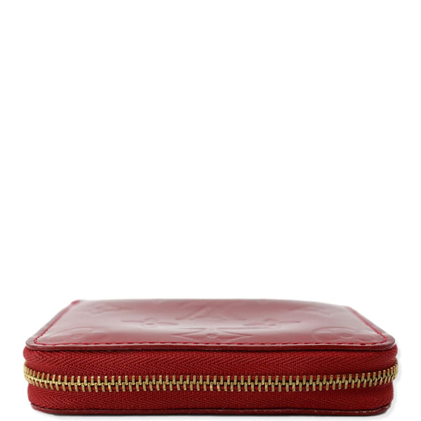 LOUIS VUITTON Vernis Leather Zippy Coin Purse Cerise Cherry