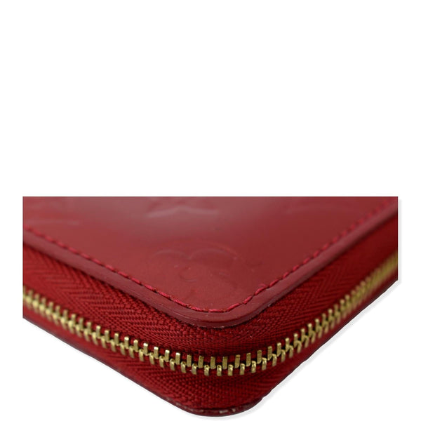 LOUIS VUITTON Vernis Leather Zippy Coin Purse Cerise Cherry