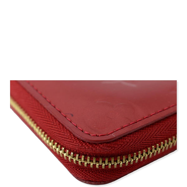 LOUIS VUITTON Vernis Leather Zippy Coin Purse Cerise Cherry