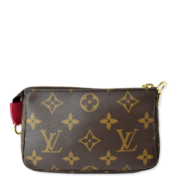 LOUIS VUITTON Animation Pochette Monogram Canvas Accessoires Pouch Brown