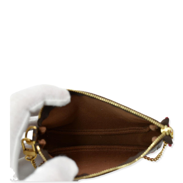 LOUIS VUITTON Animation Pochette Monogram Canvas Accessoires Pouch Brown