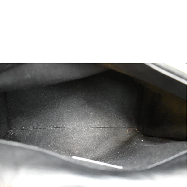 YVES SAINT LAURENT Muse Two Medium Calfskin Satchel Shoulder Bag Black