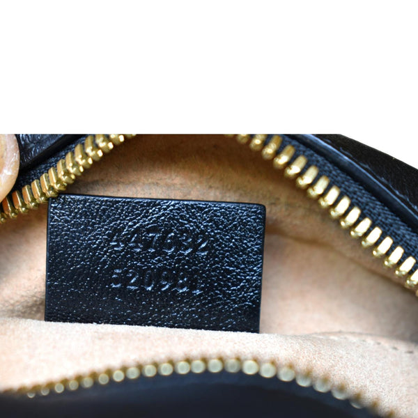 GUCCI GG Marmont Small Matelasse Canvas Leather Crossbody Bag Beige 447632