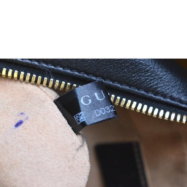 GUCCI GG Marmont Small Matelasse Canvas Leather Crossbody Bag Beige 447632