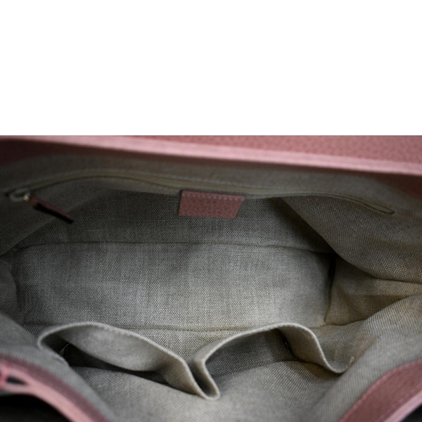 Gucci Dollar Interlocking G Medium Calfskin Leather Bag