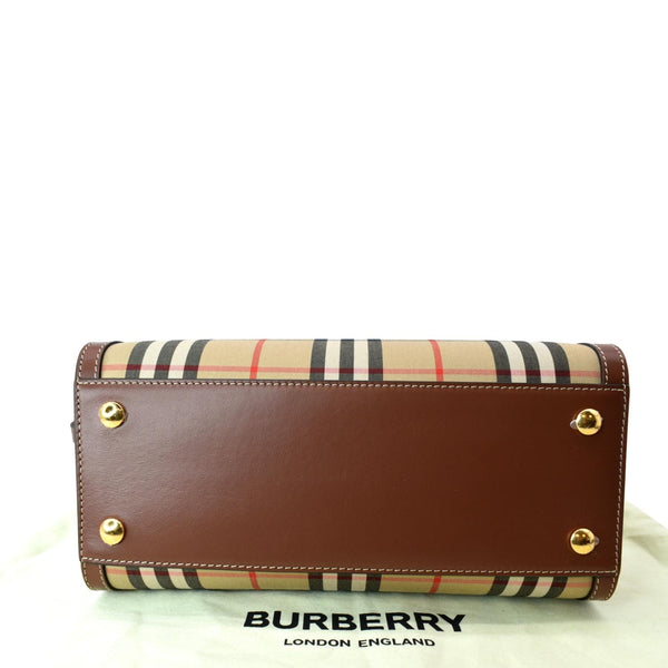 Burberry Vintage Check Two Handle Title Bag Multicolor Bod