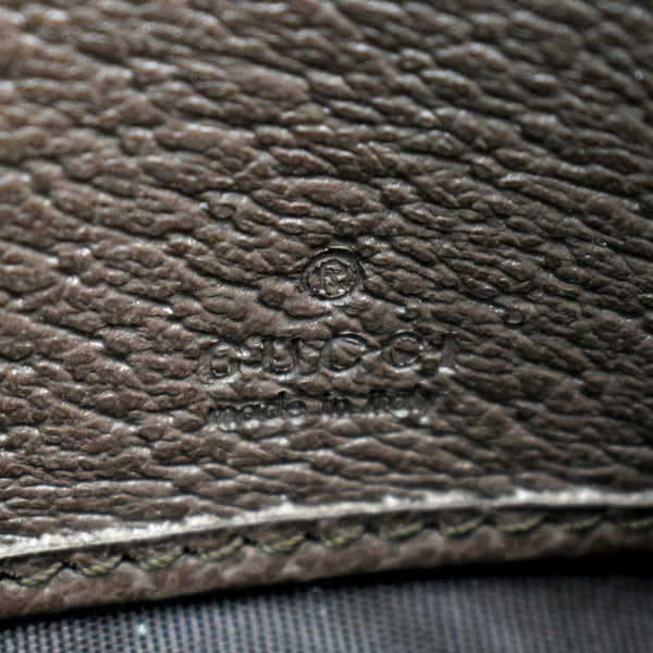 GUCCI Ophidia GG Continental Supreme Canvas Wallet Beige 523153