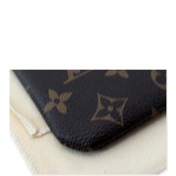 LOUIS VUITTON Daily Pouch Monogram Canvas Clutch Bag Rose Poudre