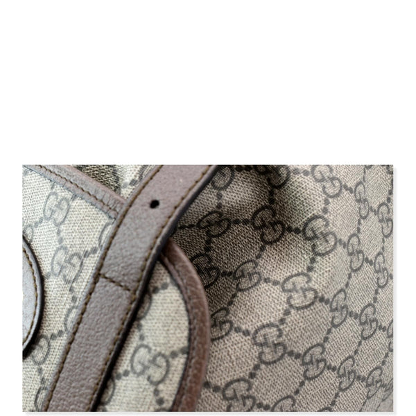GUCCI Soft GG Supreme Canvas Backpack Bag Beige 473869