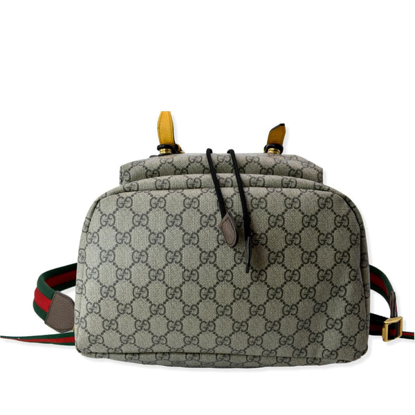GUCCI Soft GG Supreme Canvas Backpack Bag Beige 473869