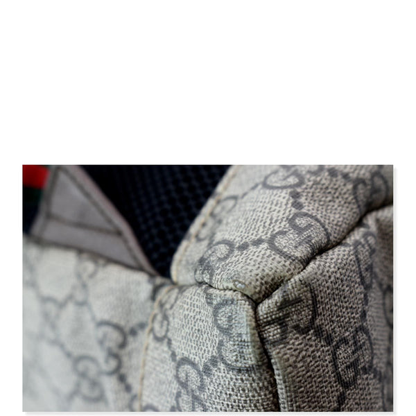 GUCCI Soft GG Supreme Canvas Backpack Bag Beige 473869