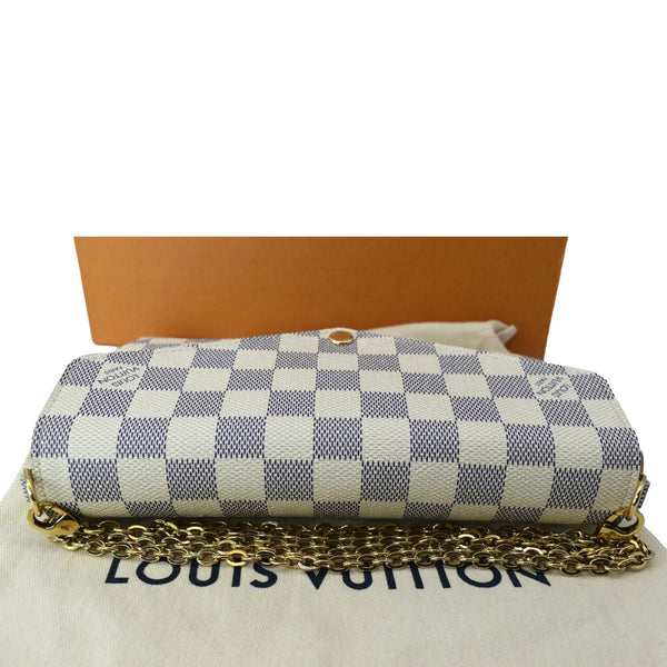 Louis Vuitton Felicie Pochette Damier Azur Crossbody Bag