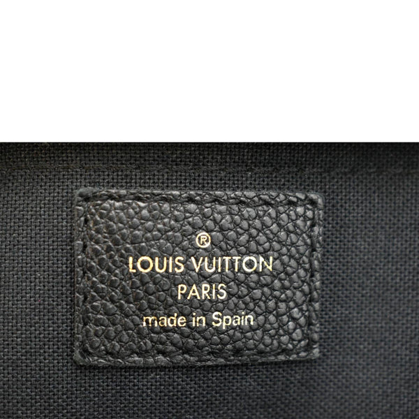 LOUIS VUITTON Pallas Monogram Canvas Clutch Crossbody Bag Brown