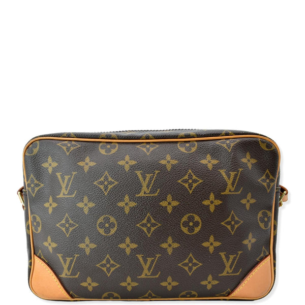 LOUIS VUITTON Trocadero 27 Monogram Canvas Shoulder Bag Brown