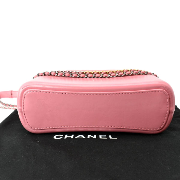 Chanel Gabrielle Small Aged Calfskin Leather Crossbody Bag