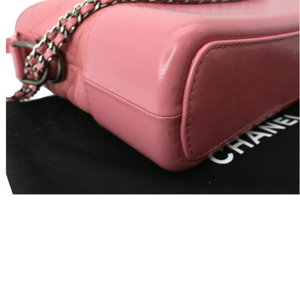 Chanel Gabrielle Small Aged Calfskin Leather Crossbody Bag