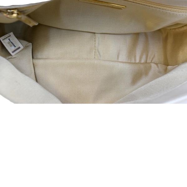 Chanel 19 Large Flap Medium Quilted Lambskin Leather Bag