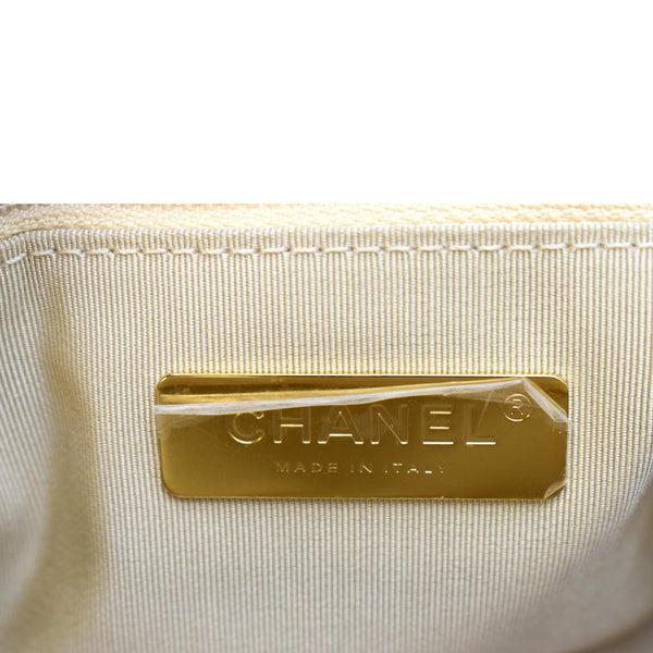 Chanel 19 Large Flap Medium Quilted Lambskin Leather Bag