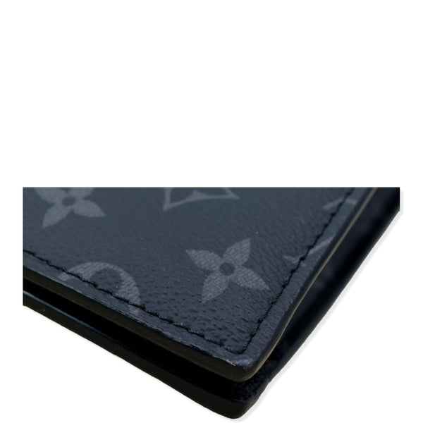 LOUIS VUITTON Sac Plat Horizontal Zippe Monogram Eclipse Shoulder Bag Black