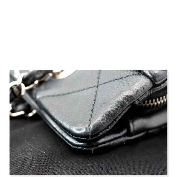 CHANEL Timeless CC Soft Quilted Caviar Leather Shopping Tote Bag Black