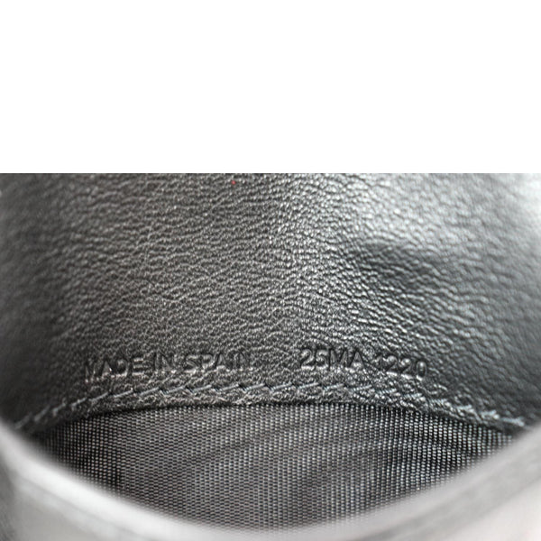 Christian Dior Mini Lady Dior Cannage Calfskin Canvas Wallet