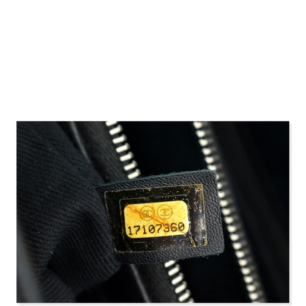 CHANEL Timeless CC Soft Quilted Caviar Leather Shopping Tote Bag Black