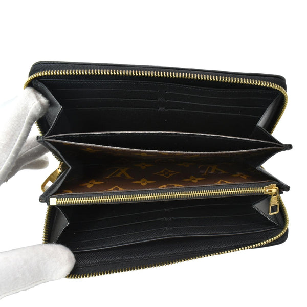 LOUIS VUITTON Retiro Monogram Canvas Zippy Wallet Brown