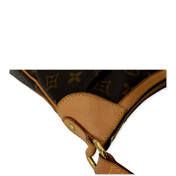 LOUIS VUITTON Odeon PM Monogram Canvas Shoulder Bag Brown