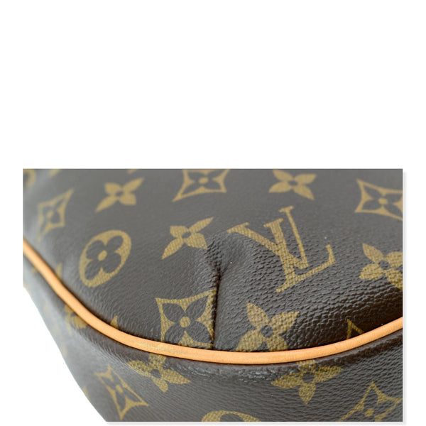 LOUIS VUITTON Odeon PM Monogram Canvas Shoulder Bag Brown