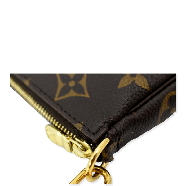 LOUIS VUITTON Animation Pochette Monogram Canvas Accessoires Pouch Brown
