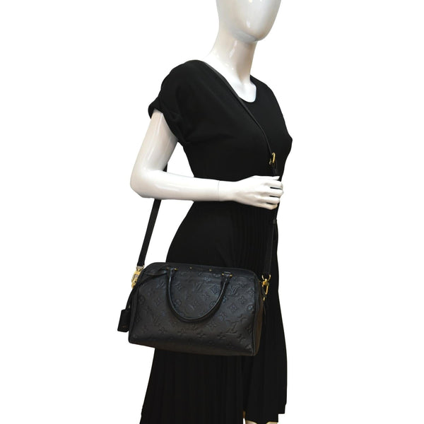 Louis Vuitton Speedy Bandouliere 25 Empreinte Leather Bag