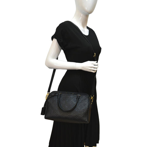 Louis Vuitton Speedy Bandouliere 25 Empreinte Leather Bag