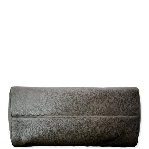 Gucci Swing Medium Pebbled Leather Tote Bag Taupe