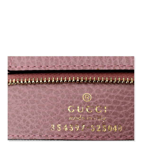 Gucci Swing Medium Pebbled Leather Tote Bag Taupe