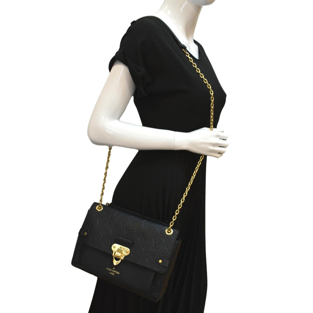 Vavin leather handbag Louis Vuitton Navy in Leather - 29818568