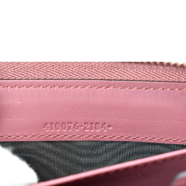 Preowned Gucci Blooms Zip Around GG Canvas Wallet Beige