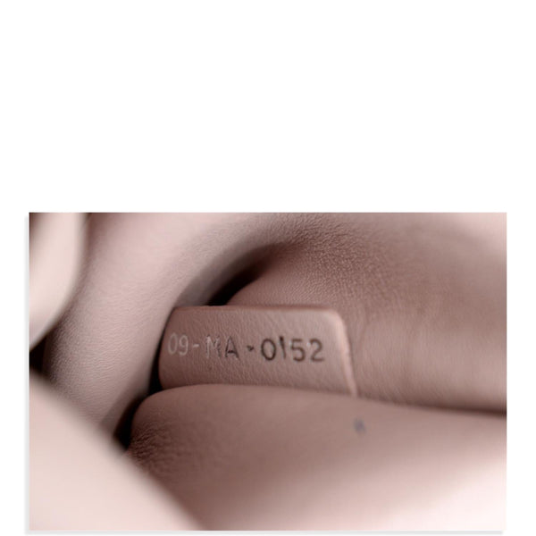 CHRISTIAN DIOR Large Diorissimo Leather Shoulder Bag Blue