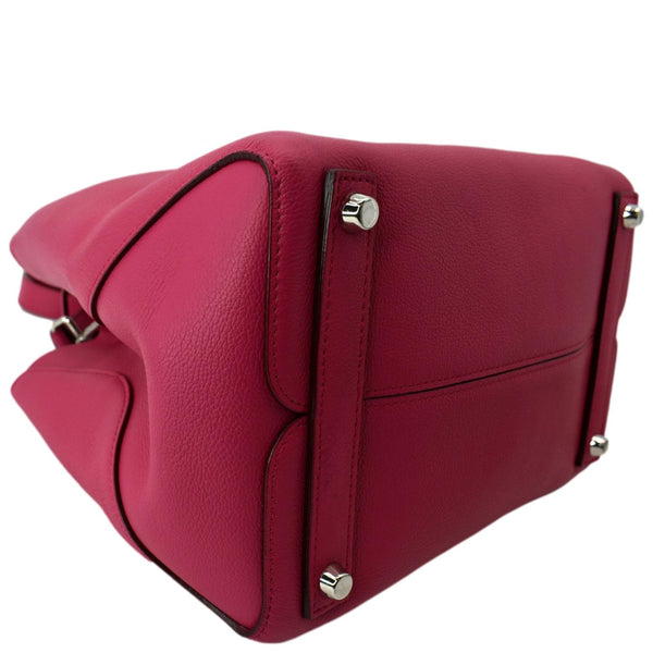 Christian Dior Open Bar Grained Leather Tote Bag Pink | DDH