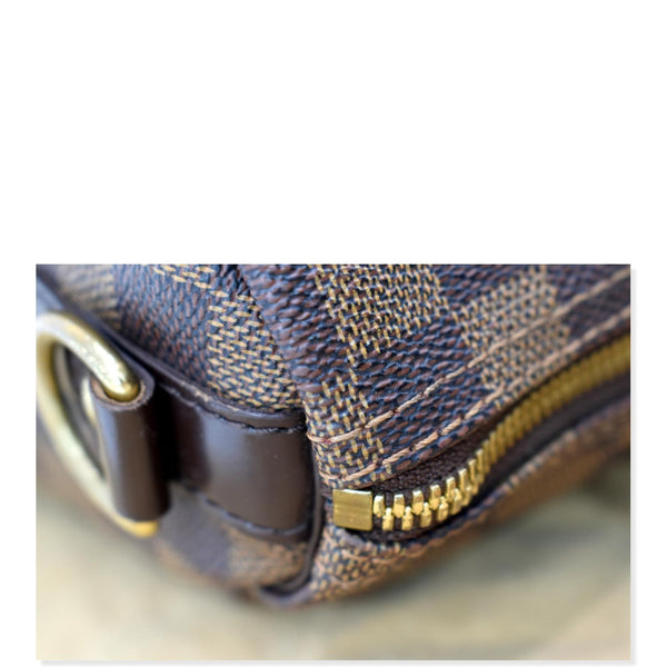 LOUIS VUITTON Speedy 30 Bandouliere Damier Ebene Satchel Bag Brown