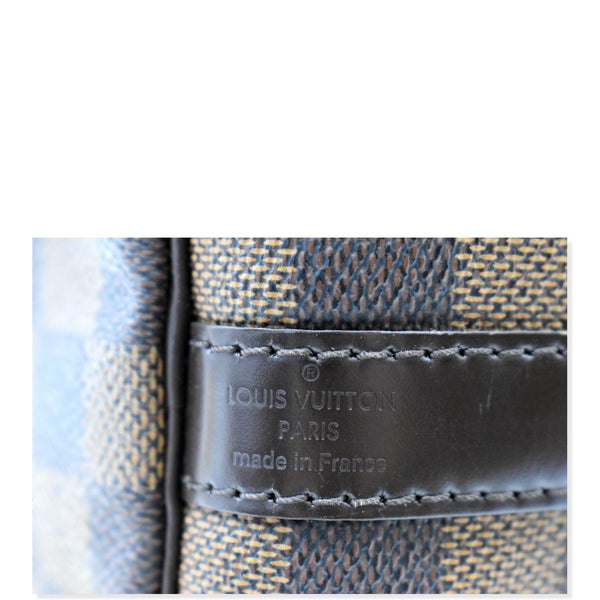 LOUIS VUITTON Speedy 30 Bandouliere Damier Ebene Satchel Bag Brown