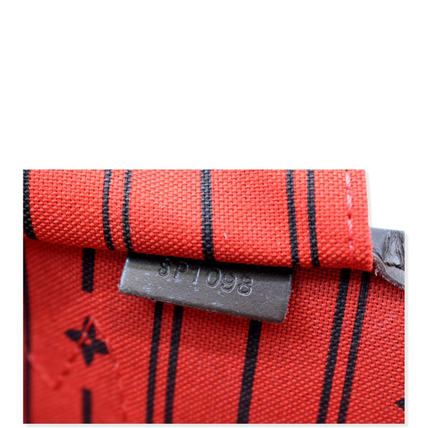 LOUIS VUITTON Neverfull MM Damier Ebene Tote Bag Brown