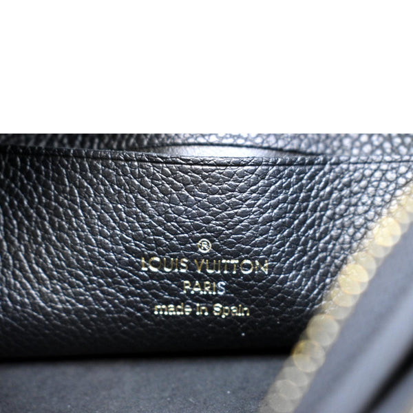 LOUIS VUITTON Double Zip Pochette Monogram Empreinte Crossbody Bag Bicolor