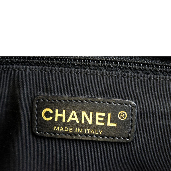 CHANEL Grand Shopping GST Caviar Leather Tote Bag Black