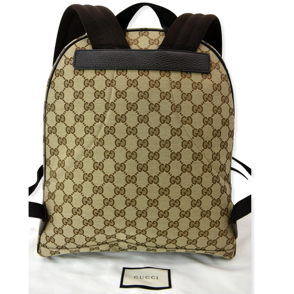 GUCCI GG Monogram Canvas Travel Backpack Bag Beige 449906