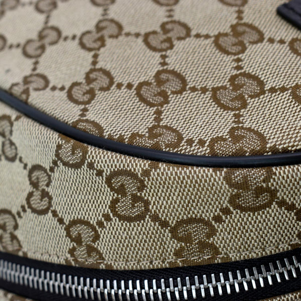 GUCCI GG Monogram Canvas Travel Backpack Bag Beige 449906