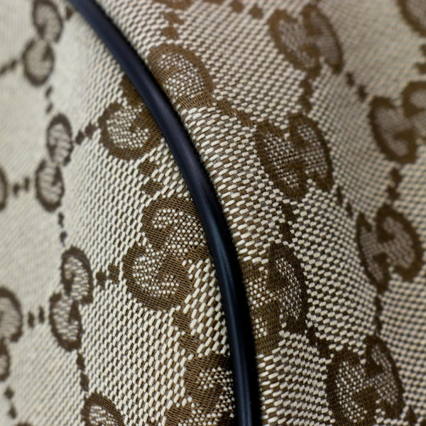 GUCCI GG Monogram Canvas Travel Backpack Bag Beige 449906