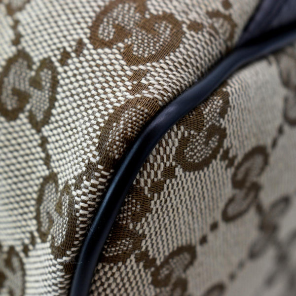 GUCCI GG Monogram Canvas Travel Backpack Bag Beige 449906
