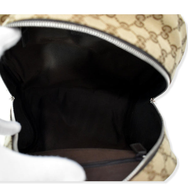 GUCCI GG Monogram Canvas Travel Backpack Bag Beige 449906